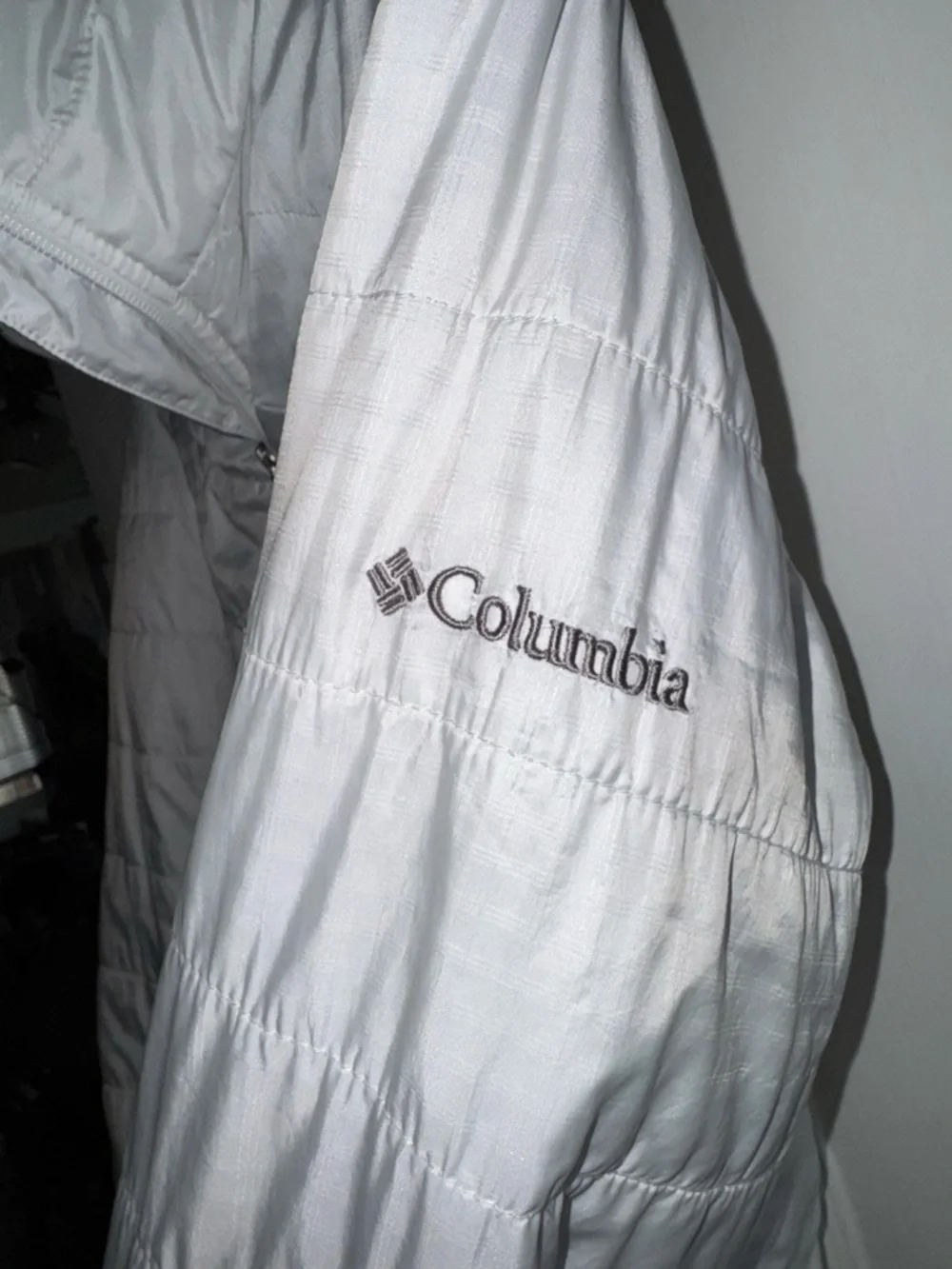 Columbia Women's White Quilted Packable Puffer Jacket Large - Picture 4 of 4